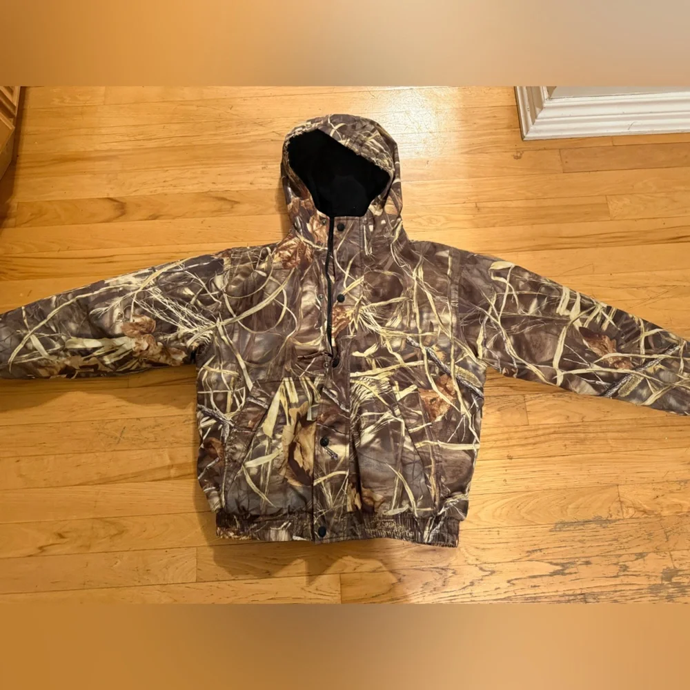 Kids Camouflage Hooded Jacket‎ - Brown Camo: Guide Series XL